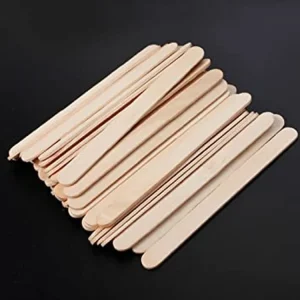 Pack of 1 Small Craft Sticks Ice Cream Stick Wooden Popsicle Sticks (Length - 4.5 Inches Width - 12 mm) Wooden Color Icecream Sticks
