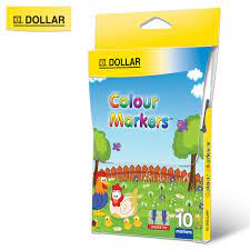 Dollar 10 Assorted Colour Markers