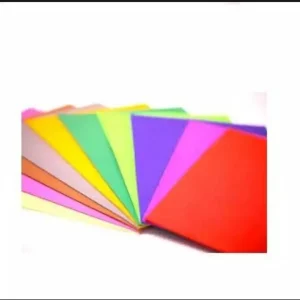 Pack Of 10 Colour Computer Sheets Color Paper A4 Size Multi Colour Mix Pack