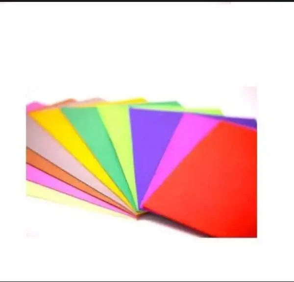Pack Of 10 Colour Computer Sheets Color Paper A4 Size Multi Colour Mix Pack