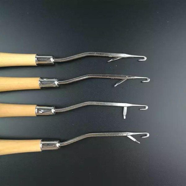 Wood Handle Latch Hook Crochet Hook