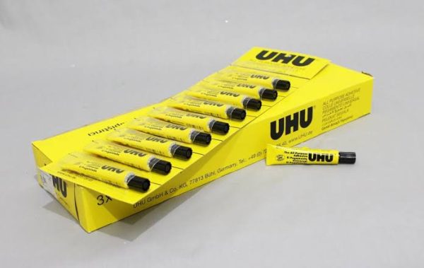 UHU Tube 7ml All Purpose Adhesive Tube # 10 Pack of 10 Pcs