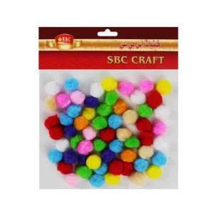Fluffy Pom poms Wool Balls Assorted Color - 24pc/bag