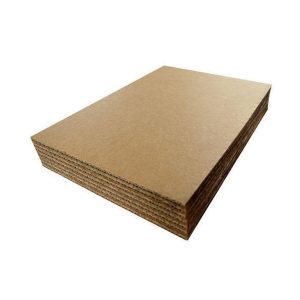 Thick Corrugated Brown Cardboard Hard Sheets 24X17 Inches Pack of 8