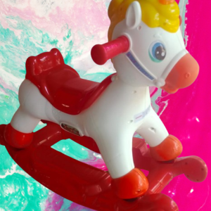 Kids rocking riding horse