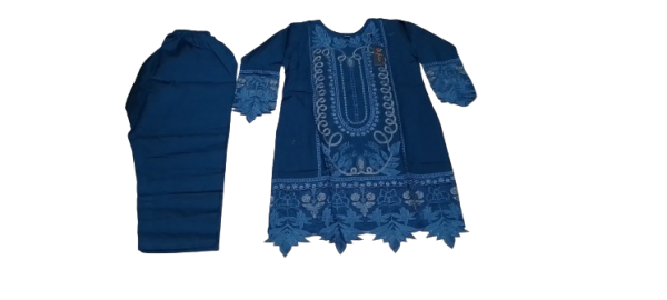 2 Piece Embroidery Suit