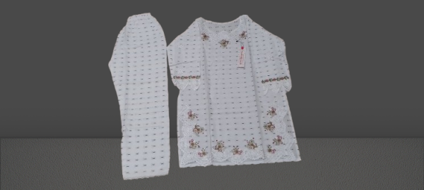 2 Piece Embroidery Suit