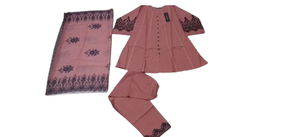 3 Piece Embroidery Suit - Image 2