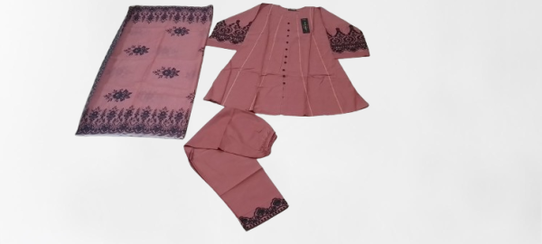 3 Piece Embroidery Suit