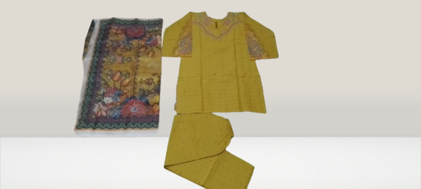 3 Piece Embroidery suit - Image 2